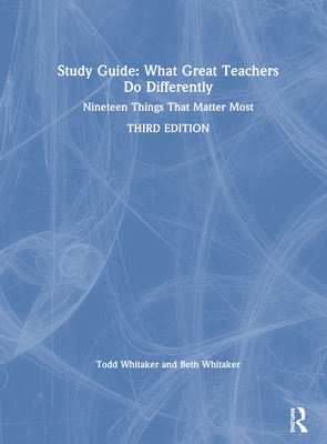 Study Guide: What Great Teachers Do Differently... 0367550237 Book Cover