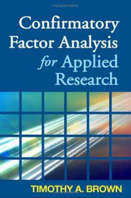 Confirmatory Factor Analysis for Applied Resear... 1593852746 Book Cover