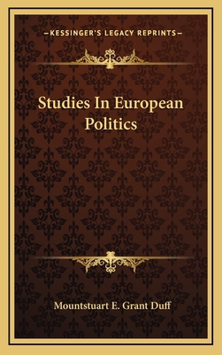 Studies in European Politics 1163546585 Book Cover