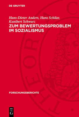 Zum Bewertungsproblem Im Sozialismus [German] 3112740580 Book Cover