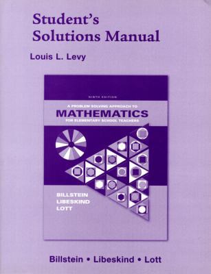 Student Solutions Manual for Elementary School ... 0321331265 Book Cover