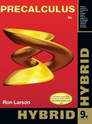Precalculus, Hybrid Edition + Enhanced WebAssig... 113395054X Book Cover