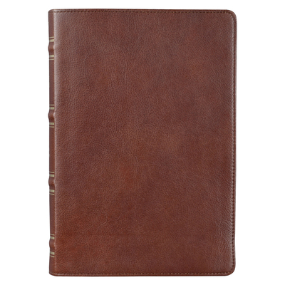 KJV Bible Giant Print Full-Size (Full-Grain Lea... [Large Print] 1432133888 Book Cover