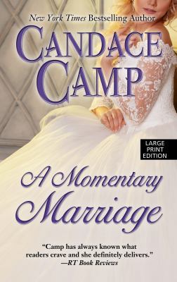 A Momentary Marriage [Large Print] 1432841912 Book Cover