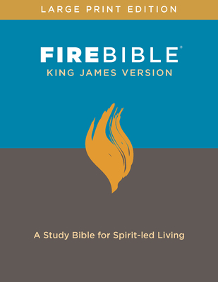 KJV Fire Bible, Large Print Edition (Red Letter... [Large Print] 1683070887 Book Cover