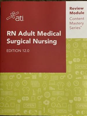 RN Adult Medical Surgical Nursing 1565332512 Book Cover