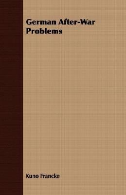 German After-War Problems 1406708267 Book Cover