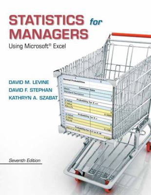 Statistics for Managers Using Microsoft Excel 0133061817 Book Cover