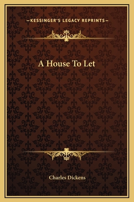 A House To Let 116923464X Book Cover