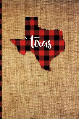 Texas: 6 X 9 108 Pages: Buffalo Plaid Texas Sta... 172639588X Book Cover