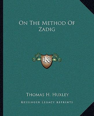 On The Method Of Zadig 1162857099 Book Cover