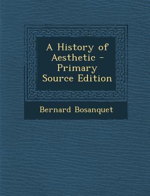 A History of Aesthetic 1294907662 Book Cover