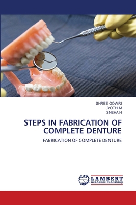 Steps in Fabrication of Complete Denture 6209019706 Book Cover