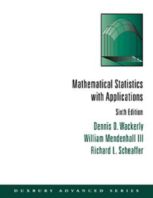 Mathematical Statistics with Applications 0534377416 Book Cover