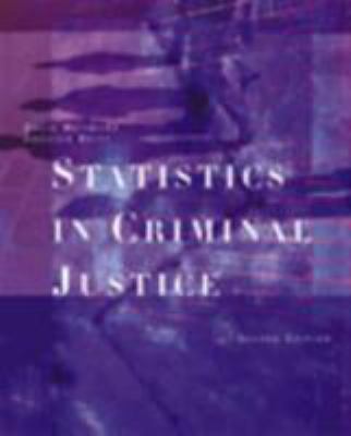 Statistics in Criminal Justice (with Study Guide) 0534595081 Book Cover