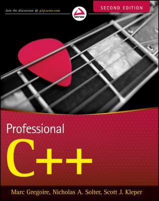 Professional C++ 0470932449 Book Cover