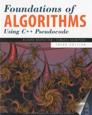 Foundations of Algorithms Using C++ Pseudocode 0763763543 Book Cover
