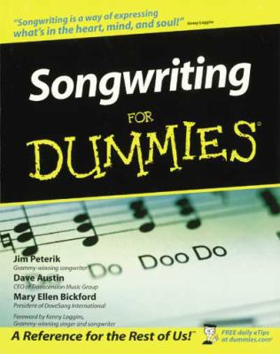 Songwriting for Dummies 0764554042 Book Cover