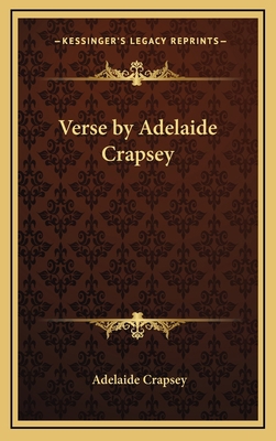 Verse by Adelaide Crapsey 116903120X Book Cover