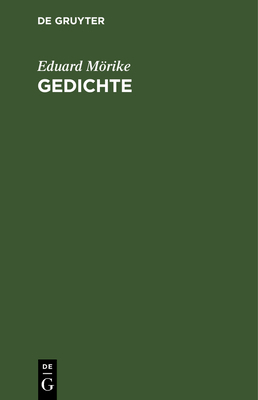Gedichte [German] 3112636236 Book Cover