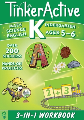 Tinkeractive Kindergarten 3-In-1 Workbook: Math... 1250884748 Book Cover