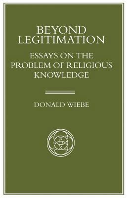 Beyond Legitimation: Essays on the Problem of R... 1349236705 Book Cover