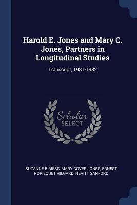 Harold E. Jones and Mary C. Jones, Partners in ... 1376864215 Book Cover