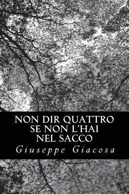 Non dir quattro se non l'hai nel sacco [Italian] 1479354856 Book Cover