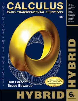 Calculus, Hybrid: Early Transcendental Function... 1285777026 Book Cover