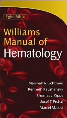 Williams Manual of Hematology 007162242X Book Cover