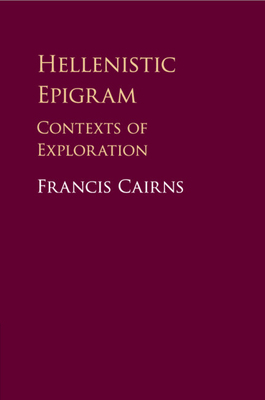 Hellenistic Epigram 1316617874 Book Cover
