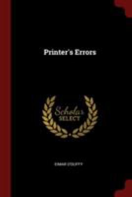 Printer's Errors 1376020351 Book Cover