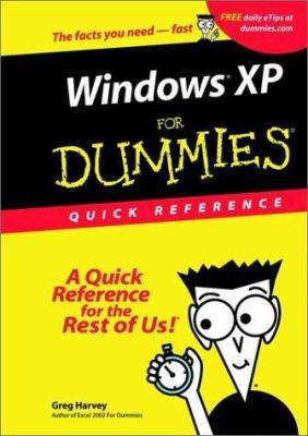 Windows XP For Dummies: Quick Reference 0764508970 Book Cover