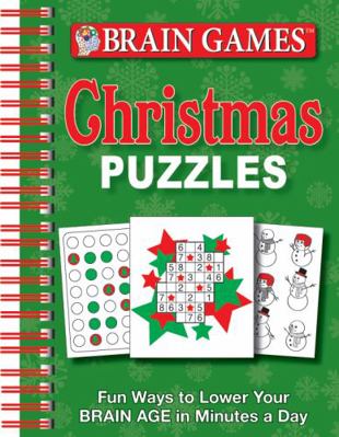 Brain Games Mini: Christmas Puzzles 1450854184 Book Cover