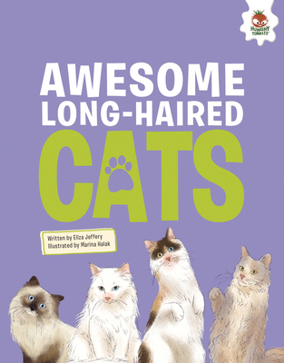 Awesome Long-Haired Cats: An Illustrated Guide 1835690033 Book Cover