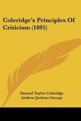 Coleridge's Principles Of Criticism (1895) 1120682444 Book Cover