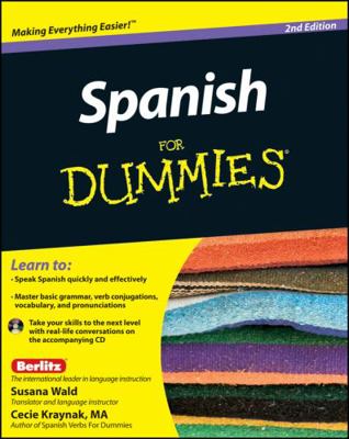 Spanish for Dummies [With CD (Audio)] 047087855X Book Cover