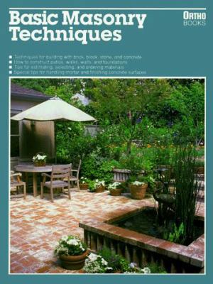 Basic Masonry Techniques 0897213181 Book Cover