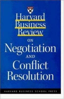 Harvard Business Review on Negotiation and Conf... 1578512360 Book Cover