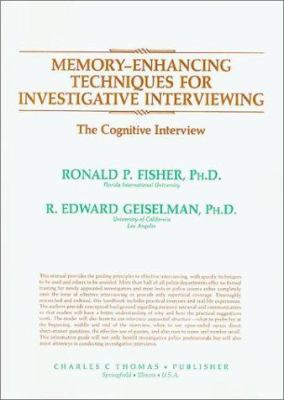 Memory-Enhancing Techniques for Investigative I... 0398058008 Book Cover