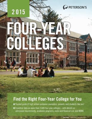 Four-Year Colleges 2015 0768938635 Book Cover