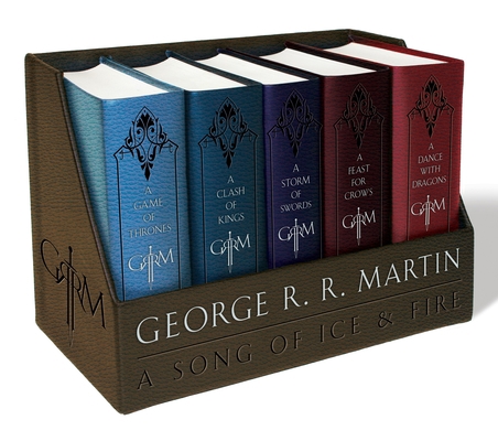 A Game of Thrones Leather-Cloth Boxed Set: A Ga... 1101965487 Book Cover
