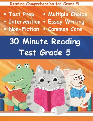 30 Minute Reading Test Grade 5: Reading Compreh... B0CJHB7CS4 Book Cover