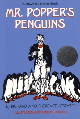 Mr. Popper's Penguins (Newbery Honor Book) 0316058424 Book Cover