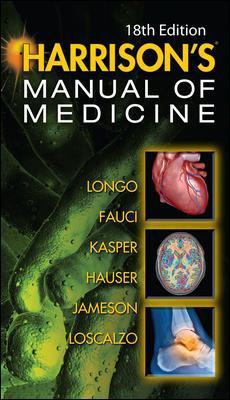 Harrisons Manual of Medicine 007174519X Book Cover