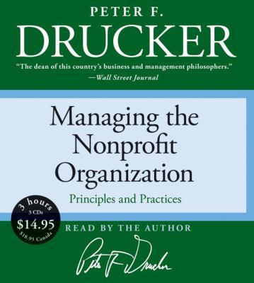 Managing the Non-Profit Organization Low Price CD 0061232076 Book Cover