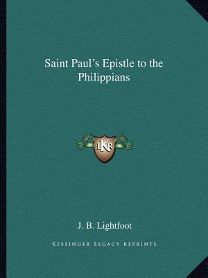 Saint Paul's Epistle to the Philippians 1162621079 Book Cover