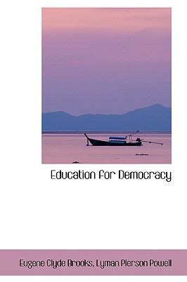 Education for Democracy 1103254367 Book Cover