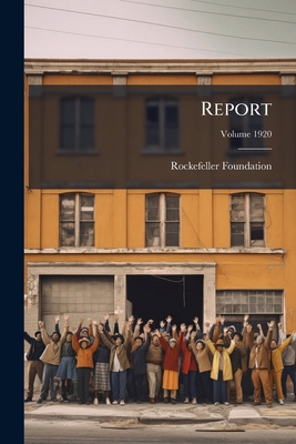 Report; Volume 1920 1176945610 Book Cover