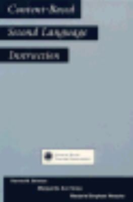 Content-Based Second Language Instruction 0838426778 Book Cover